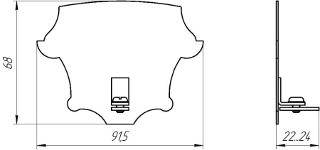 Светильник RTL-80VS-1124 (4000K) Halla lighting белый