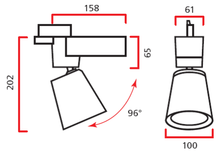 Lean Track Mini LED 2700K