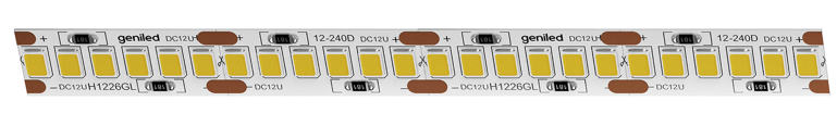 Светодиодная лента Geniled GL-240SMD2835 12В 20Вт/м 10х5000 2700-3000К IP33