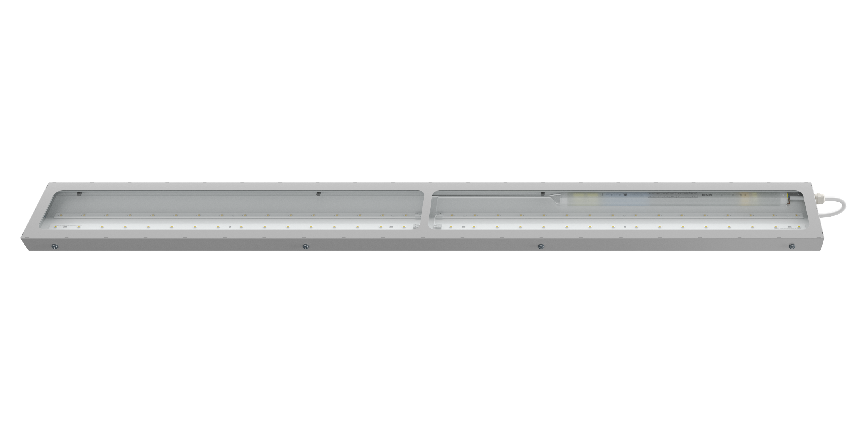 Titan Basic 1000х100х30 40Вт 5000К IP66 Прозрачное закаленное стекло