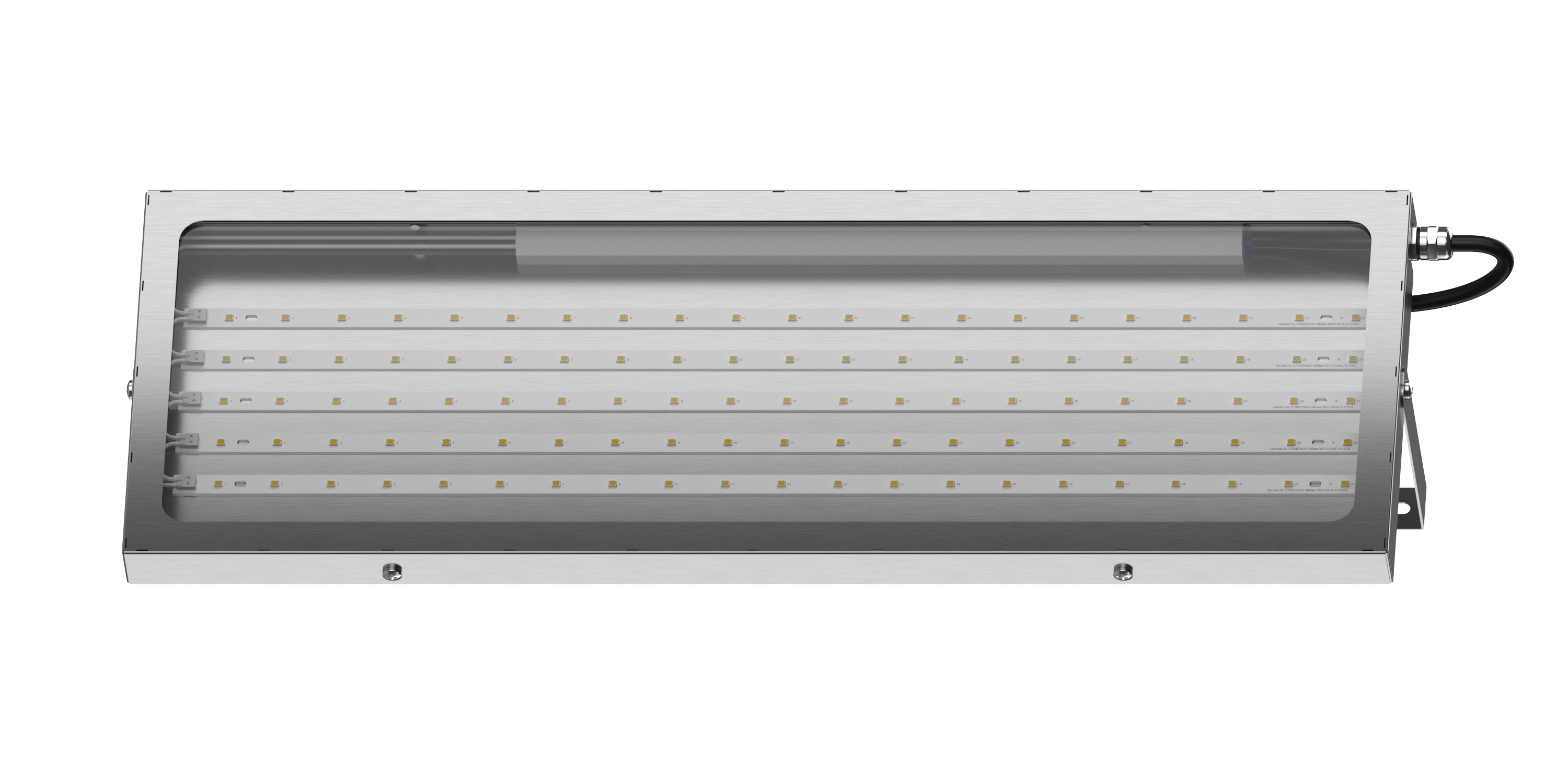 Titan Inox Standart 500x180x30 50Вт 3000К IP66 Прозрачное закаленное стекло