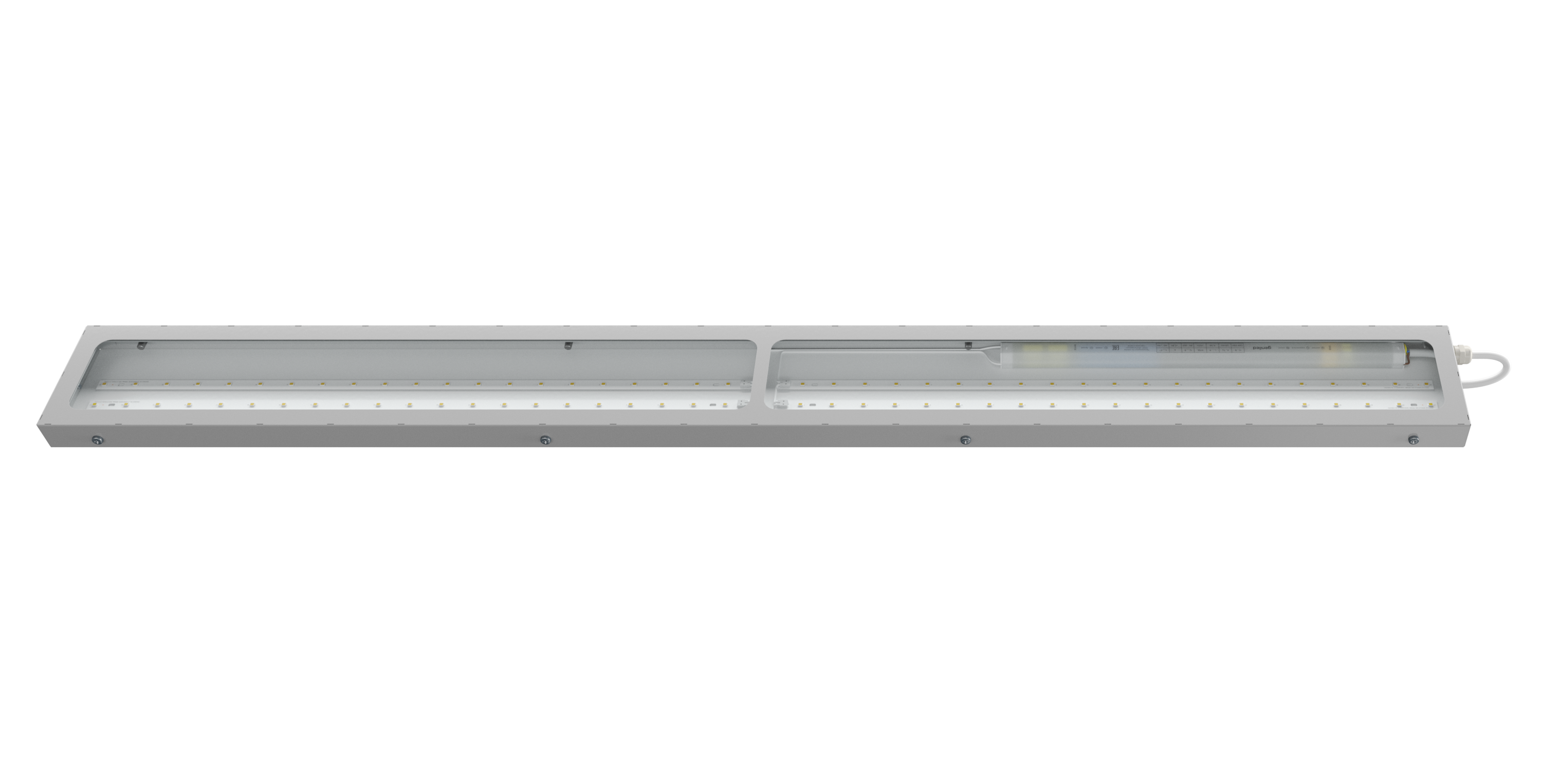 Titan Standart 1000х100х30 40Вт 4000К IP66 Прозрачное закаленное стекло
