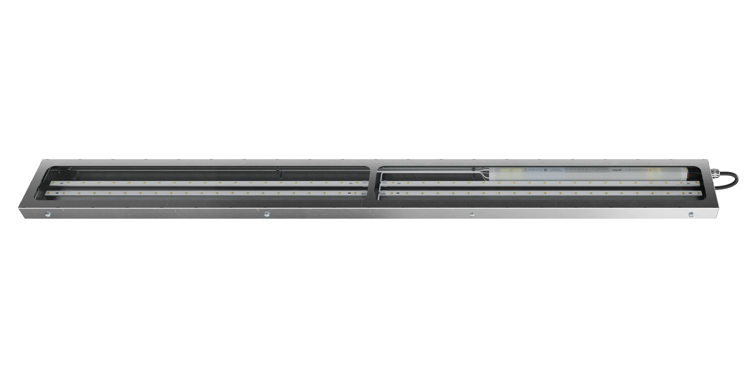 Titan Inox Standart 1000х100х30 60Вт 3000К IP66 Прозрачное закаленное стекло