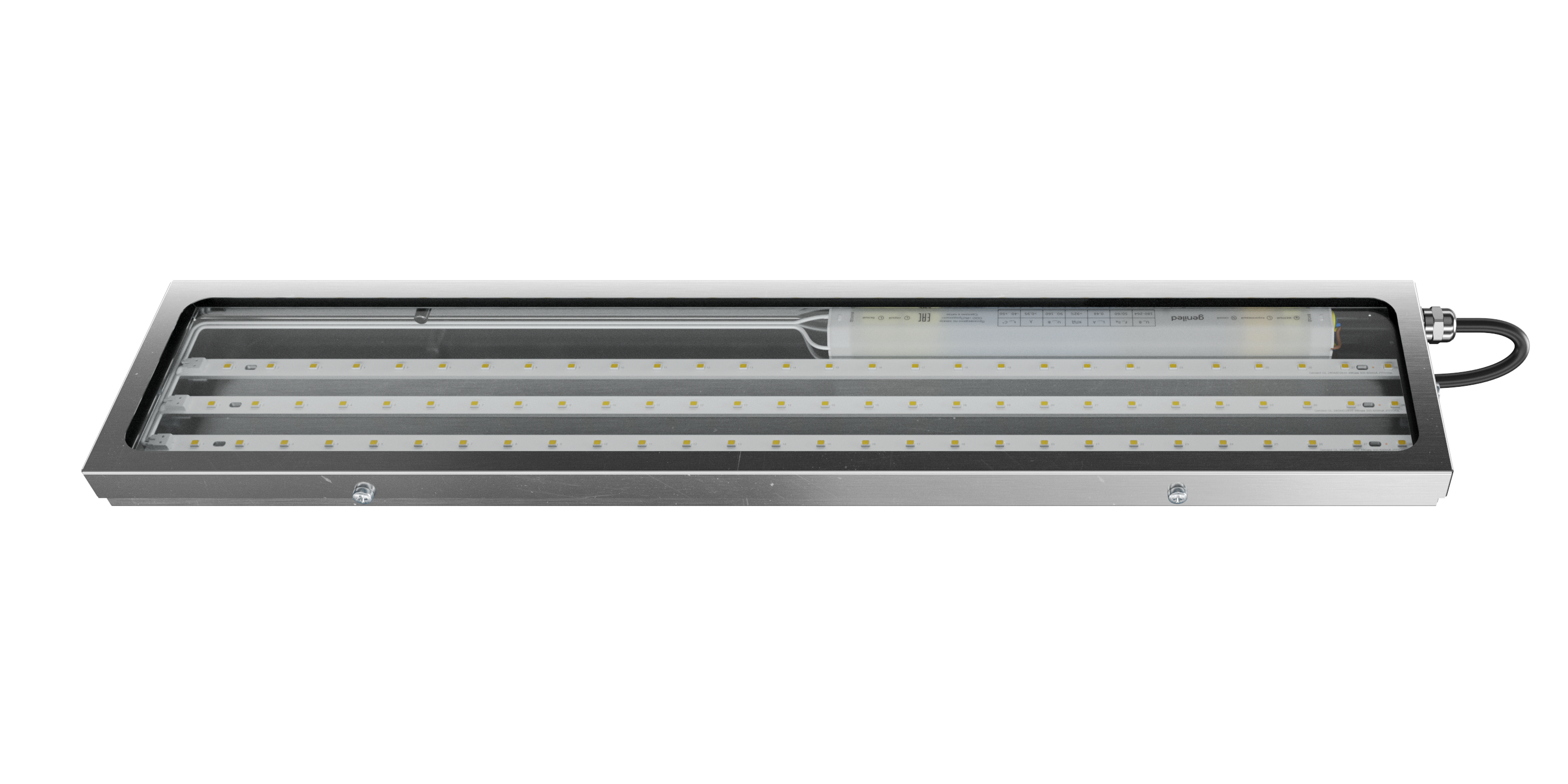 Titan Inox Advanced 500х100х30 30Вт 5000К IP66 Прозрачное закаленное стекло